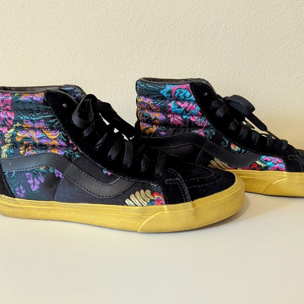VANS Sk8-Hi Festival Satin | Rare Limited Edition | Sz 6M / 7.5W